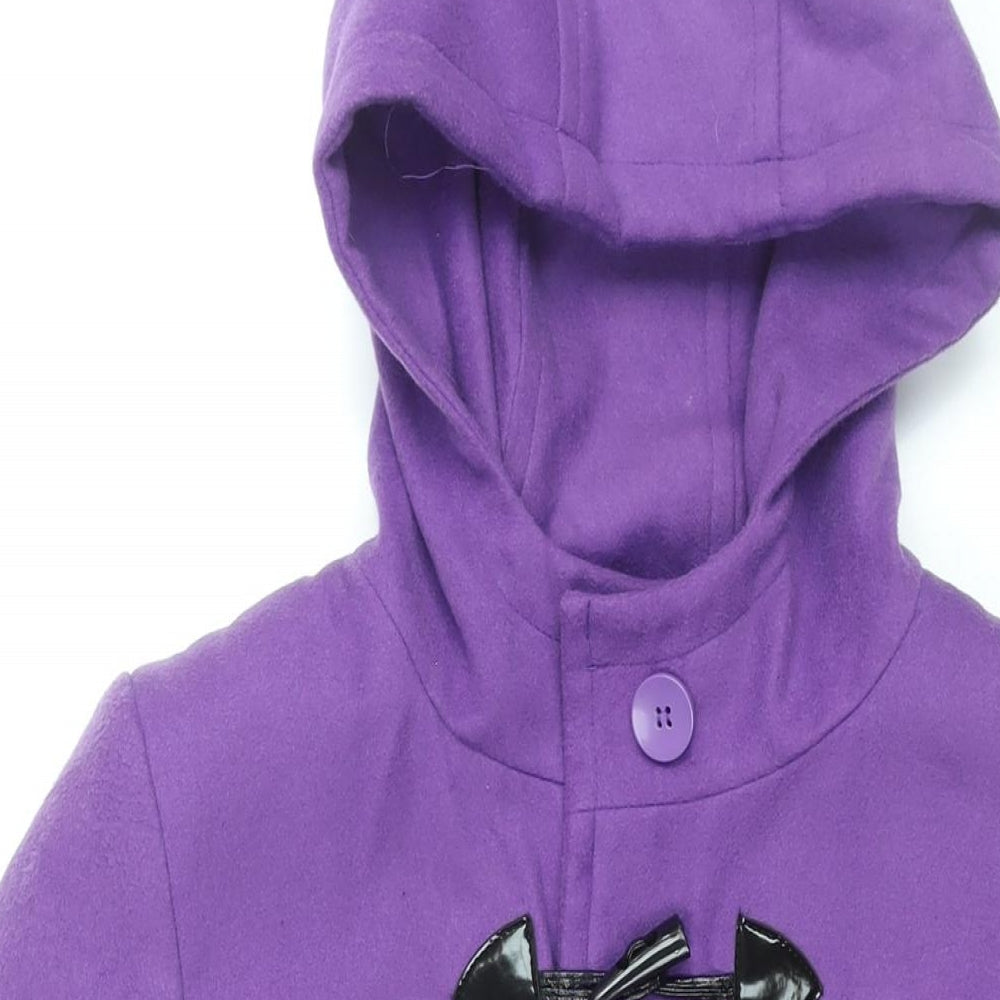 Womens UK Size 12 Select Purple Pea Coat