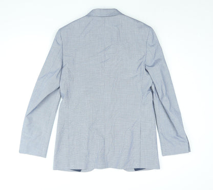Mens UK Size 38 Marks and Spencer Regular Blue Suit Jacket