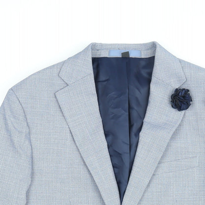 Mens UK Size 38 Marks and Spencer Regular Blue Suit Jacket