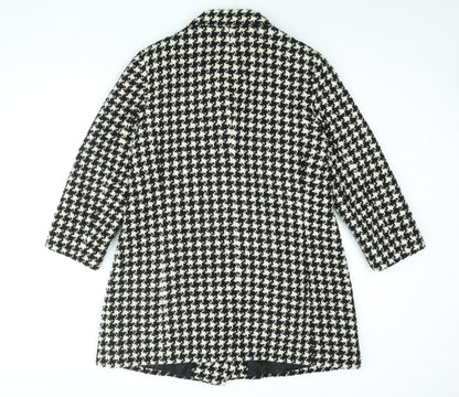 Womens UK Size 16 Marks and Spencer Black Overcoat