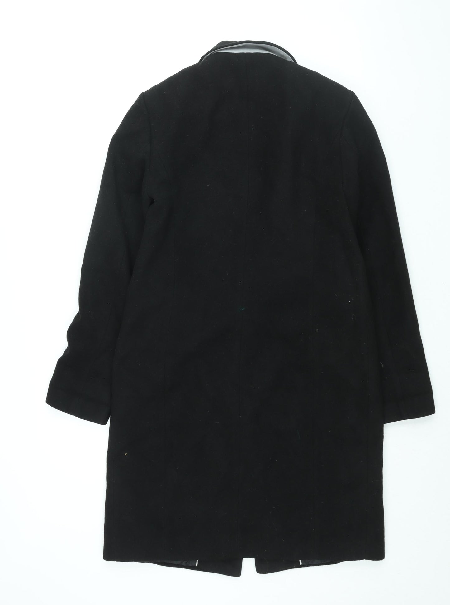 Womens UK Size 8 Marks and Spencer Black Overcoat