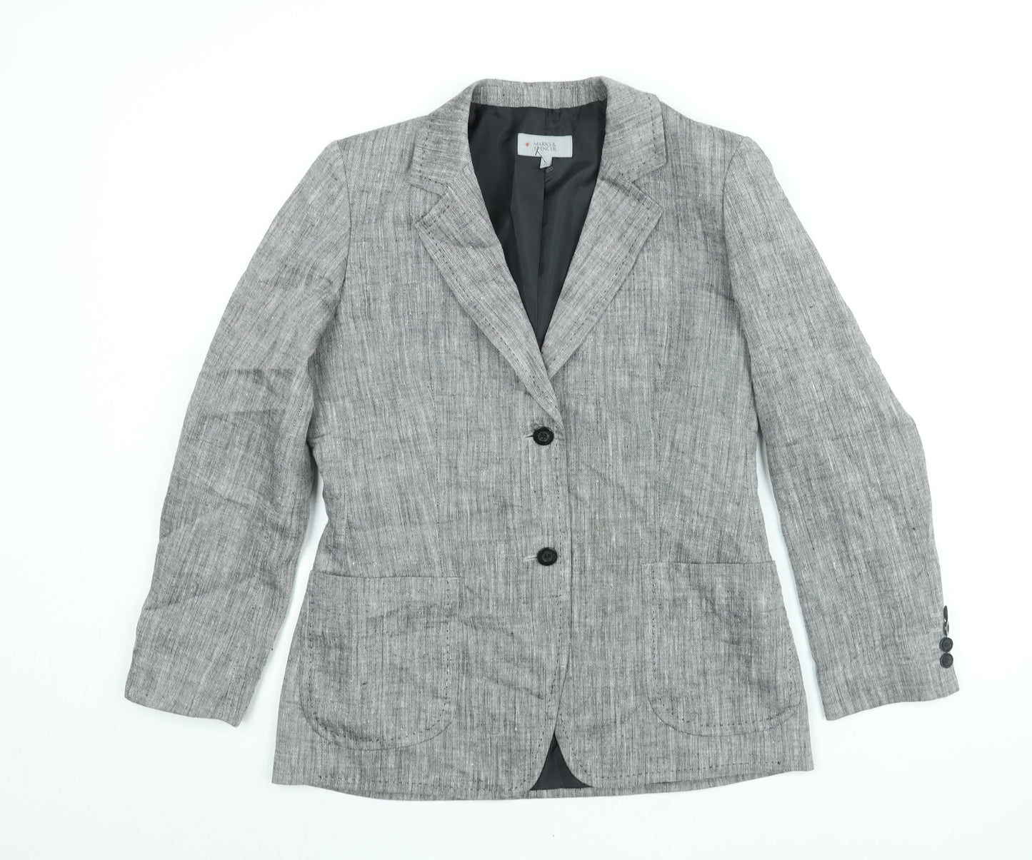 Womens UK Size 14 Marks and Spencer Grey Jacket