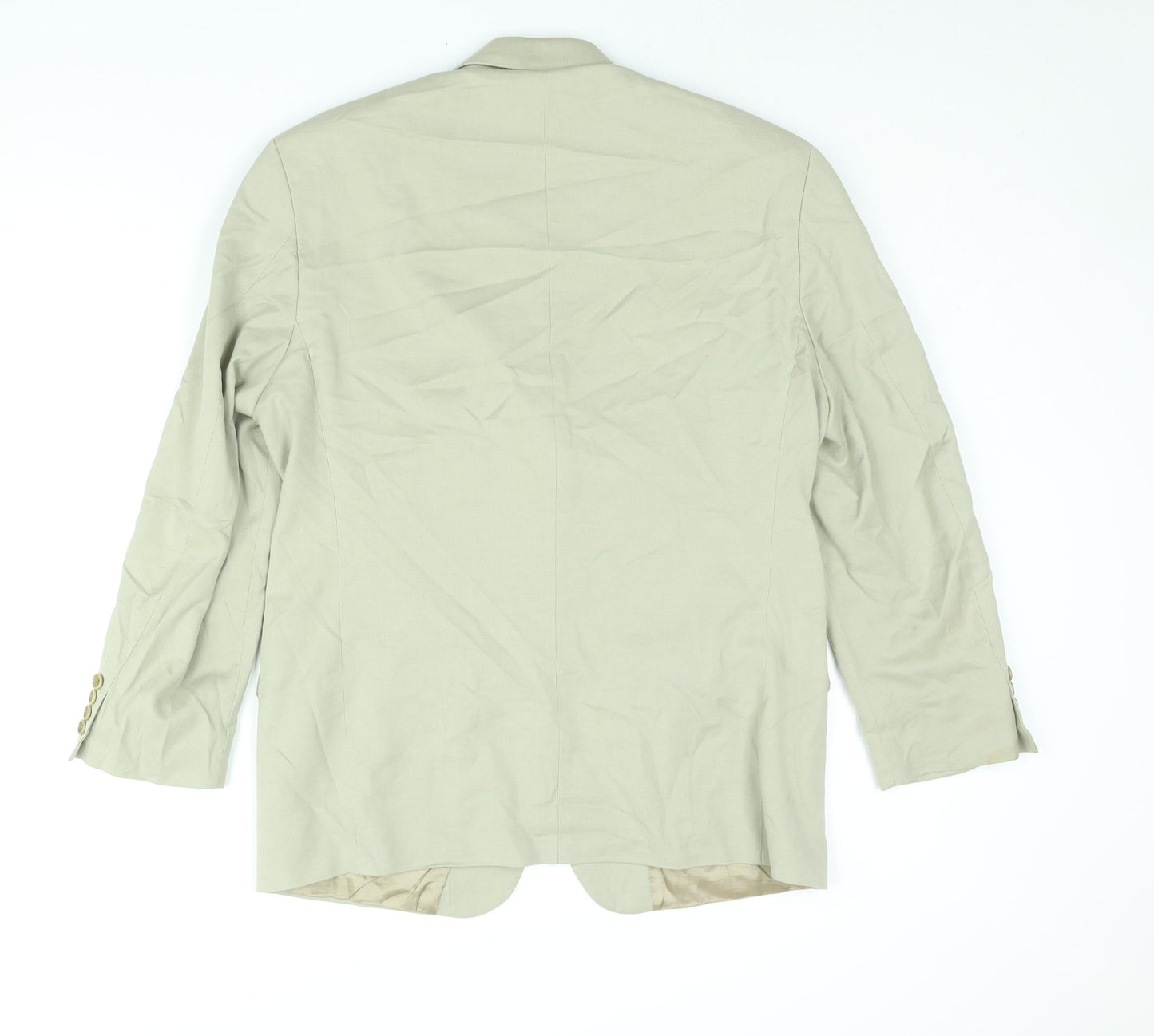 Mens UK Size 42 St Michael Regular Beige Suit Jacket