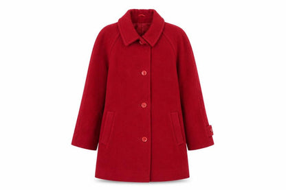 Womens UK Size 14 Lampert Red Overcoat