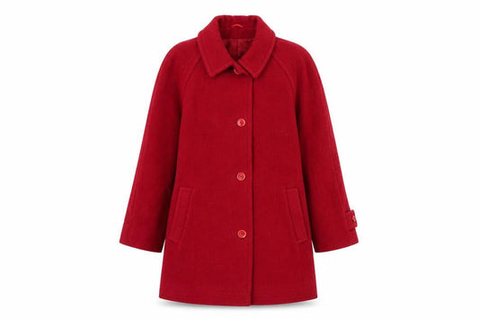 Womens UK Size 14 Lampert Red Overcoat