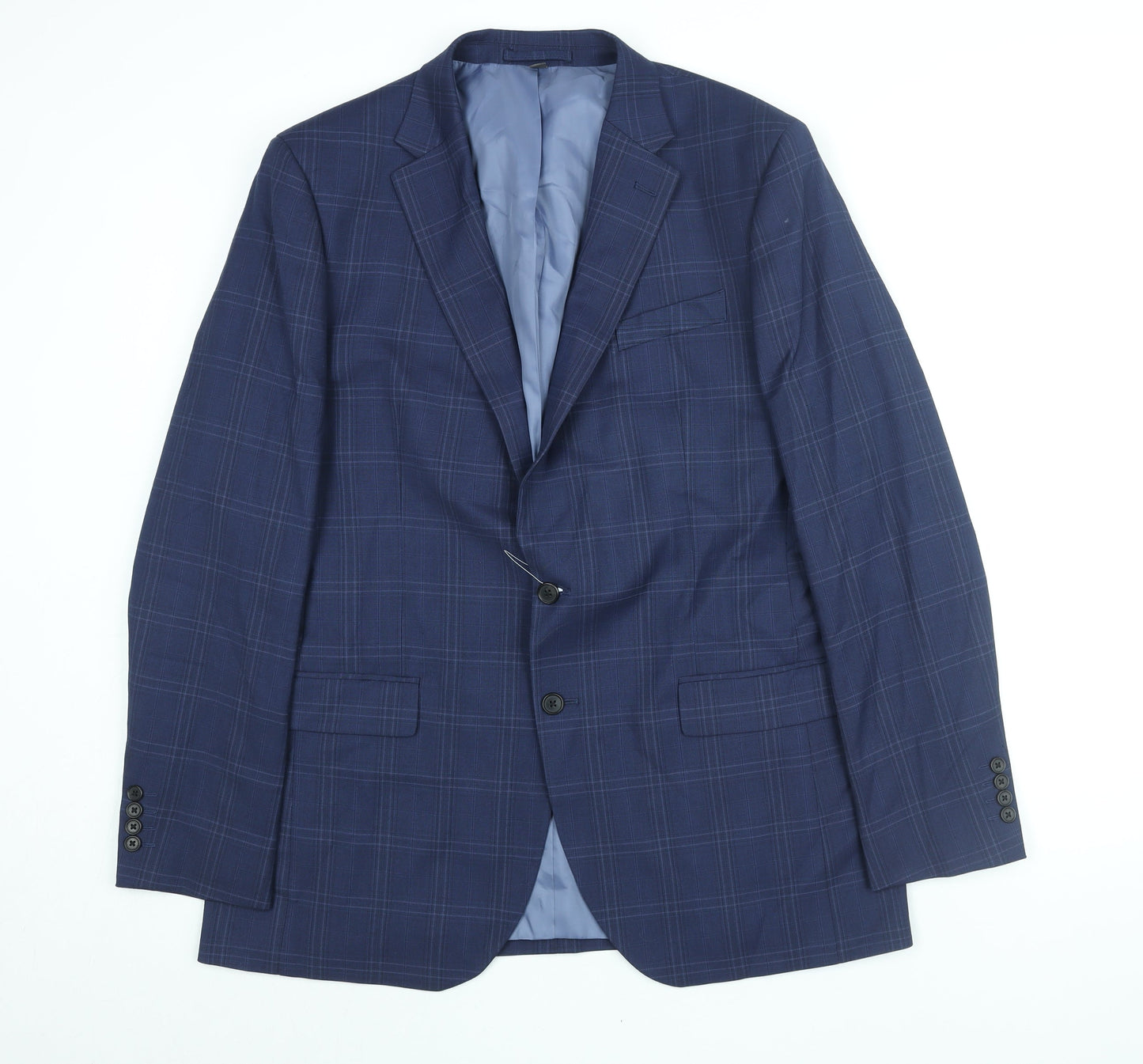 Mens UK Size 44 Marks and Spencer Regular Blue Suit Jacket