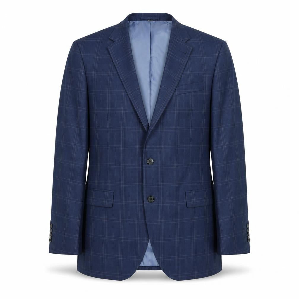 Mens UK Size 44 Marks and Spencer Regular Blue Suit Jacket
