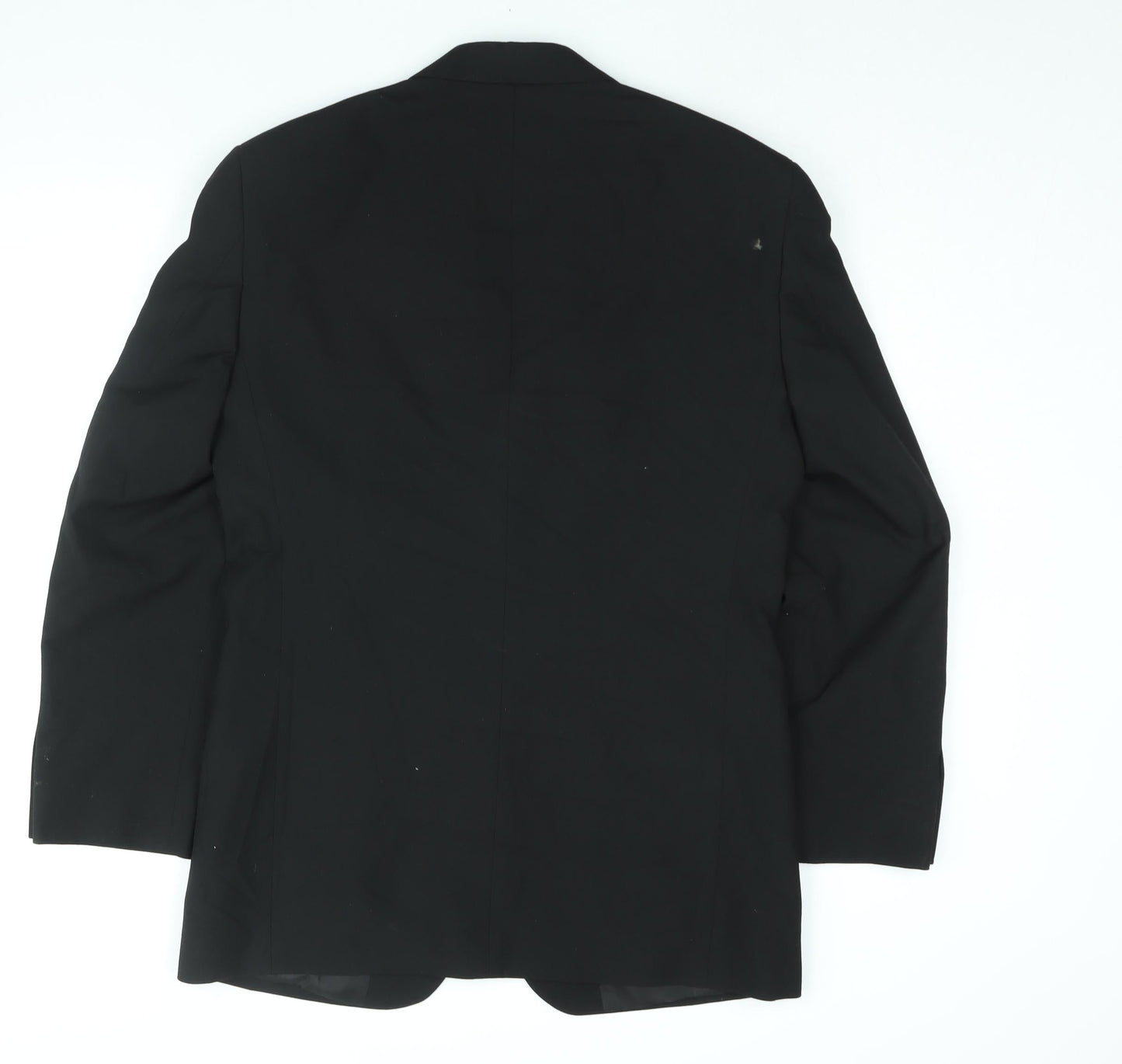 Mens UK Size 38 Marks and Spencer Regular Black Suit Tuxedo