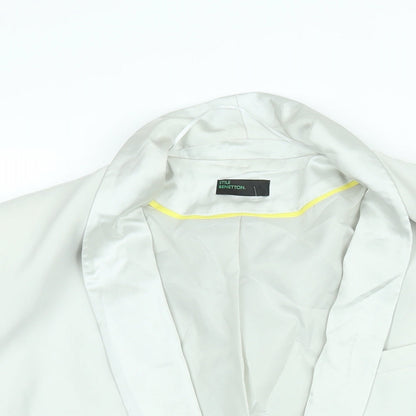 Womens UK Size 14 United Colors of Benetton Grey Jacket