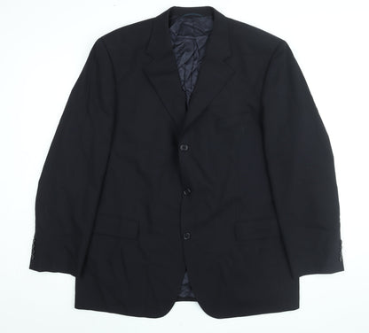 Mens UK Size 46 ROY ROBSON Regular Blue Suit Jacket