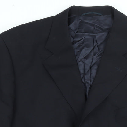 Mens UK Size 46 ROY ROBSON Regular Blue Suit Jacket