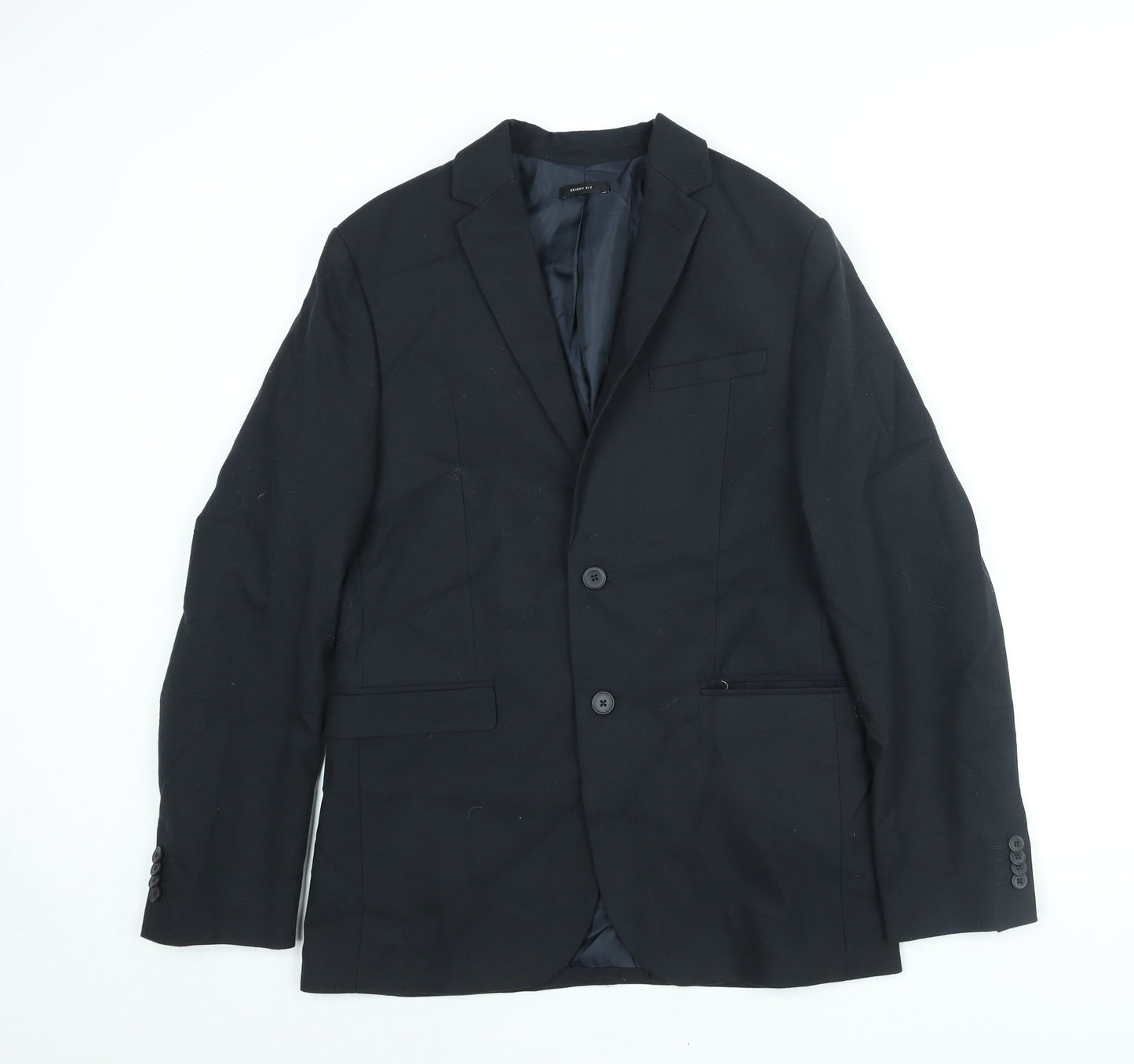 Mens UK Size 40 New Look Regular Blue Suit Jacket