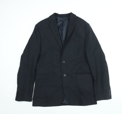 Mens UK Size 40 New Look Regular Blue Suit Jacket