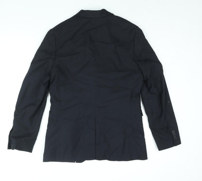 Mens UK Size 40 New Look Regular Blue Suit Jacket