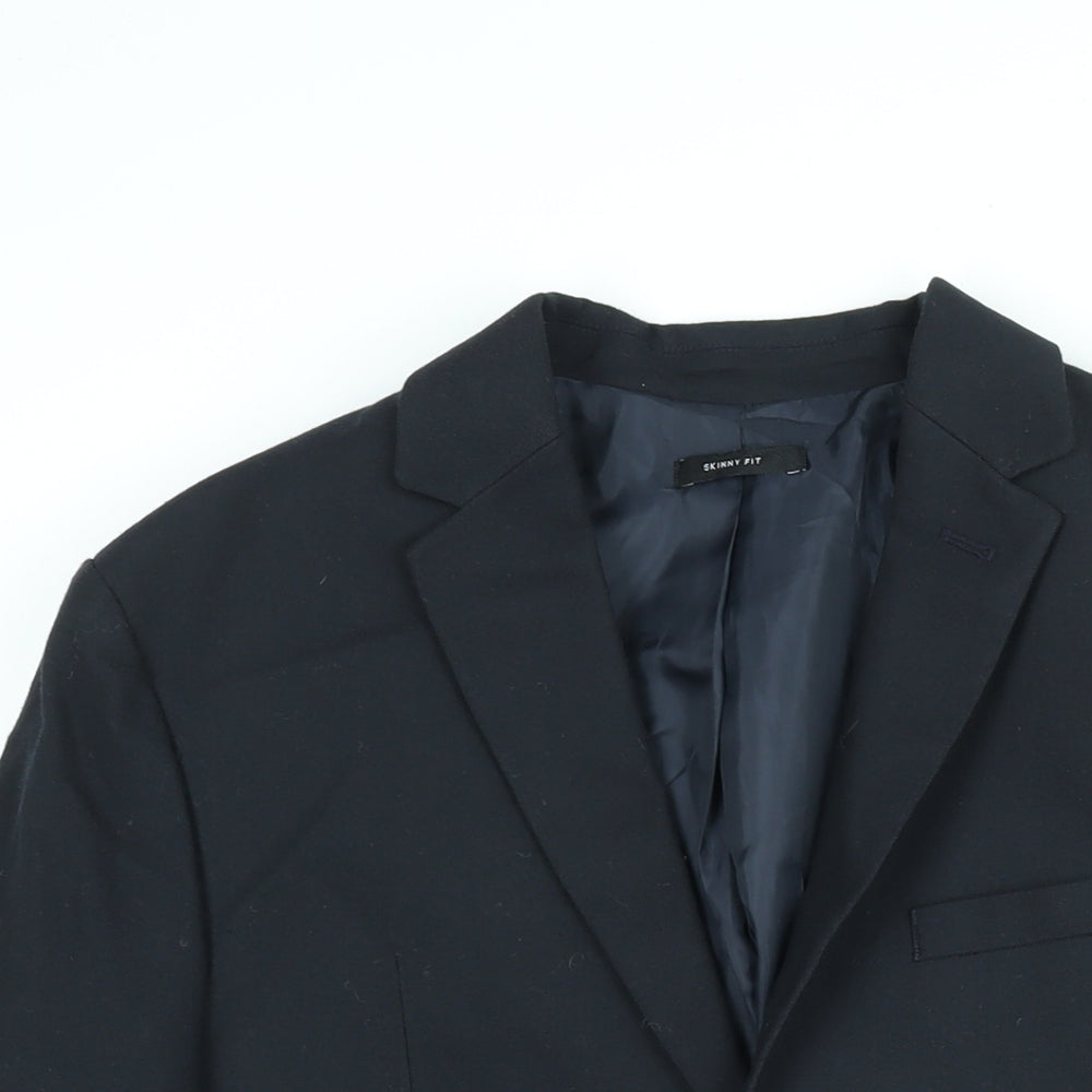 Mens UK Size 40 New Look Regular Blue Suit Jacket