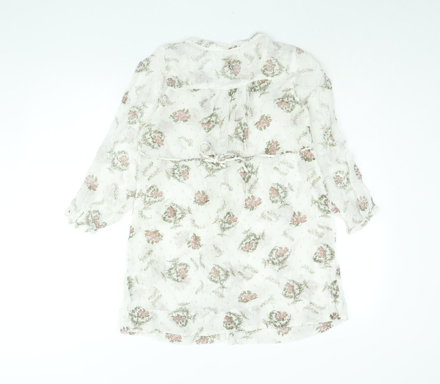 Womens UK Size 8 River Island White Basic Blouse