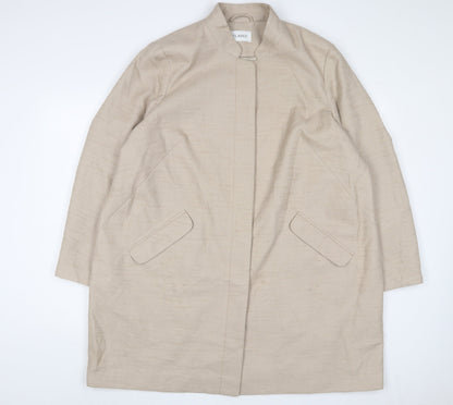 Womens UK Size 22 Classic Beige Overcoat