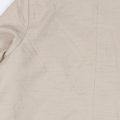 Womens UK Size 22 Classic Beige Overcoat