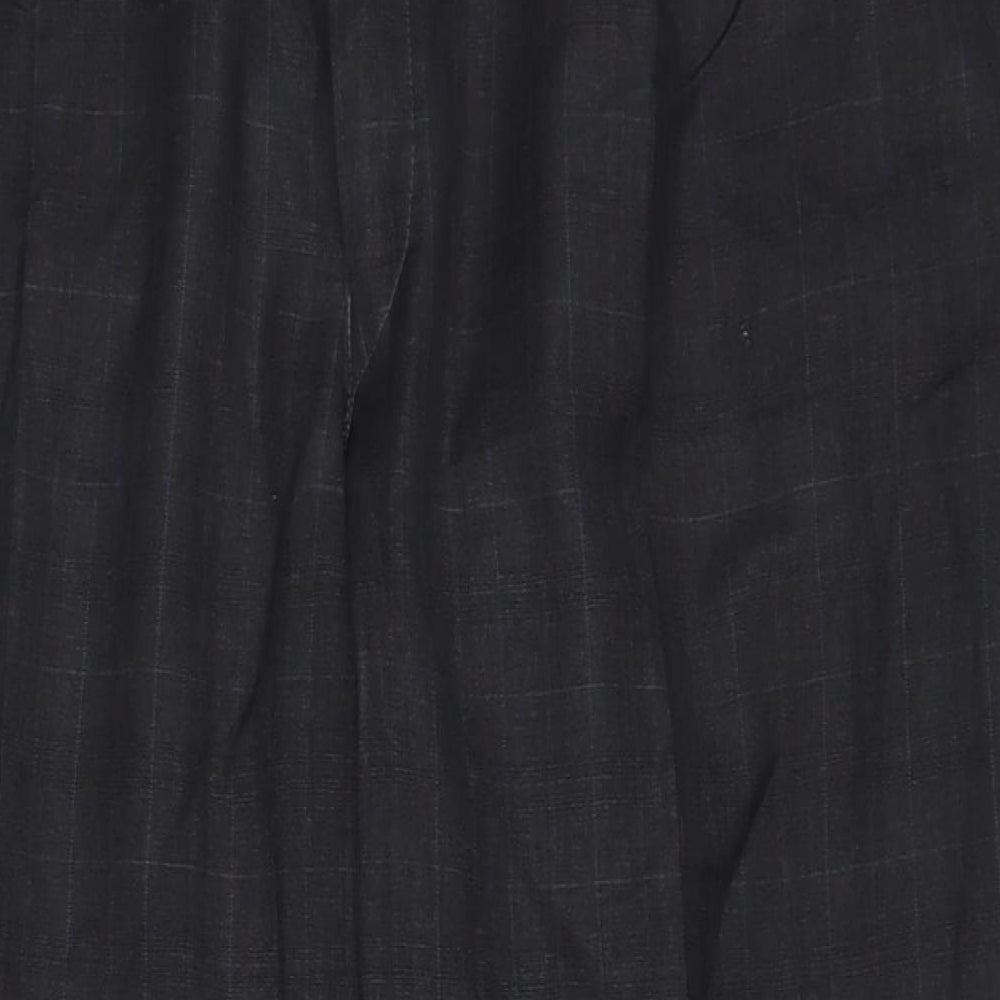 Mens UK Size 40 in Canali Regular Fit  Grey Trousers