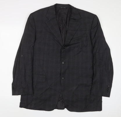 Mens UK Size 44 Canali Regular Grey Suit Jacket