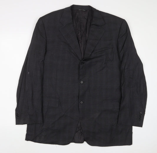 Mens UK Size 44 Canali Regular Grey Suit Jacket