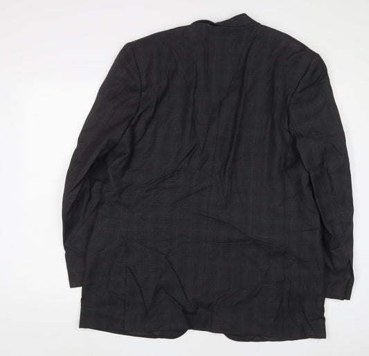 Mens UK Size 44 Canali Regular Grey Suit Jacket