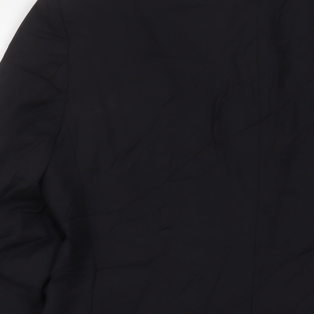 Mens UK Size 40 Simon Carter Regular Black Suit Jacket