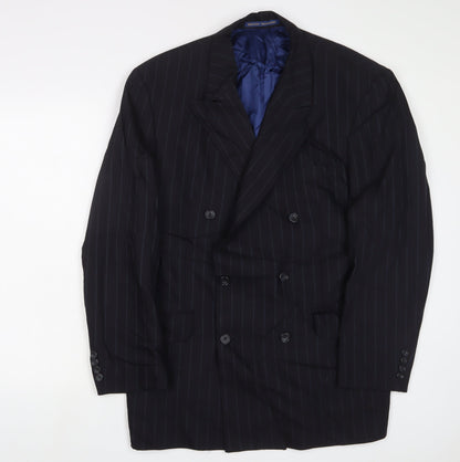Mens UK Size 42 St Michael Regular Blue Suit Jacket
