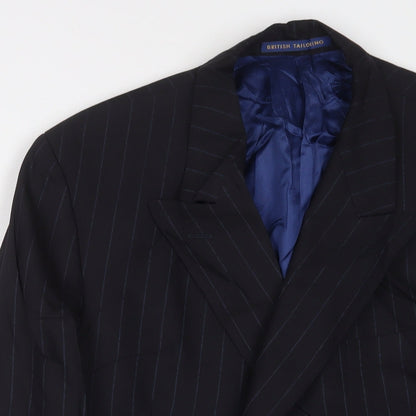 Mens UK Size 42 St Michael Regular Blue Suit Jacket