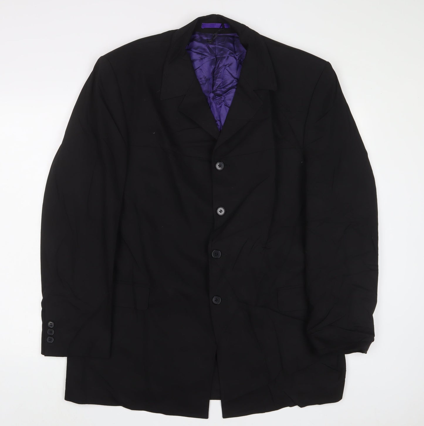 Mens UK Size 44 Burton Regular Black Suit Jacket
