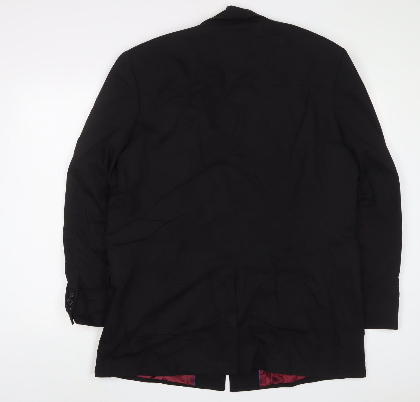 Mens UK Size 44 Burton Regular Black Suit Jacket