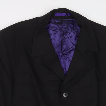 Mens UK Size 44 Burton Regular Black Suit Jacket