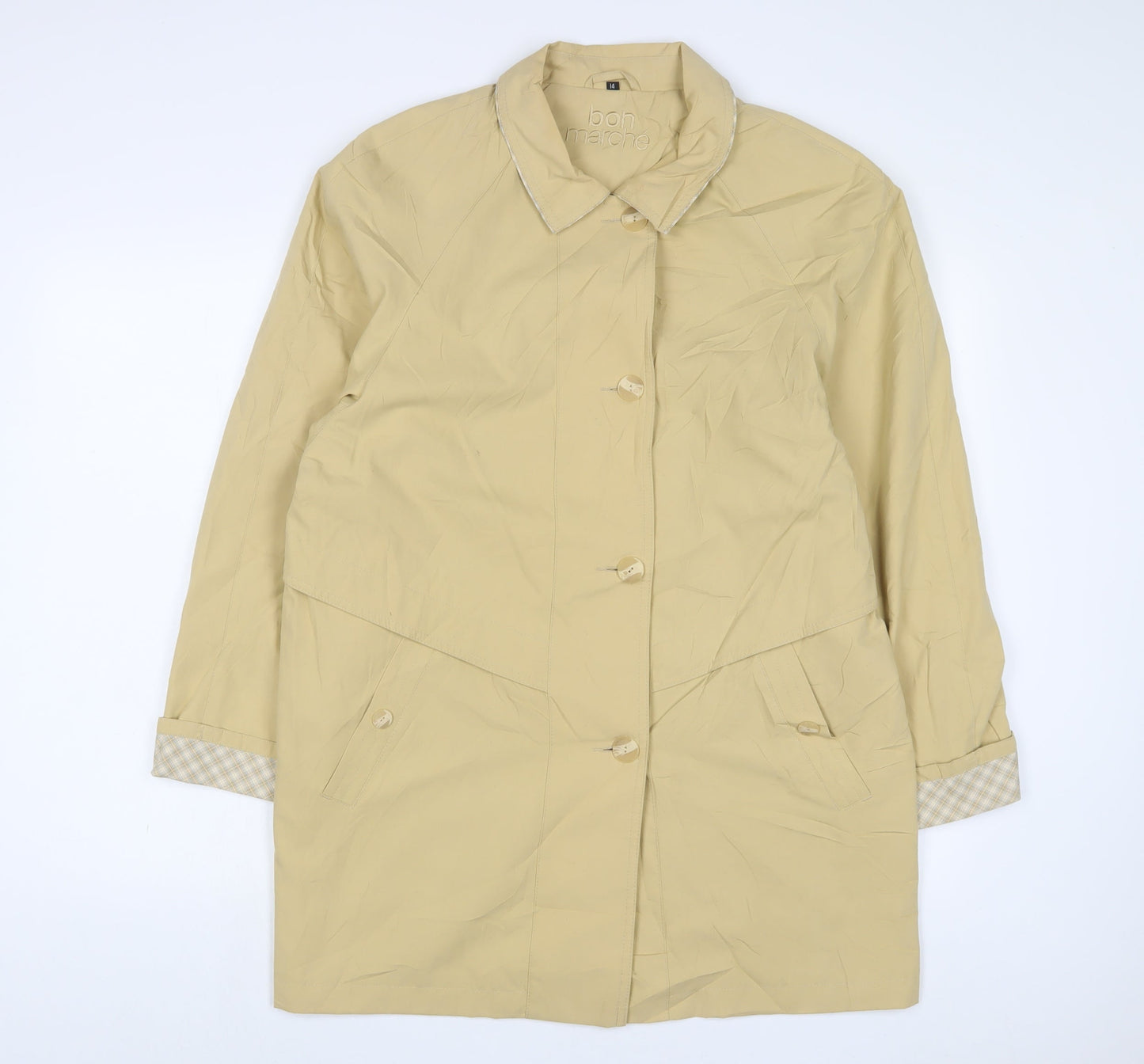 Womens UK Size 14 Bonmarché Yellow Jacket