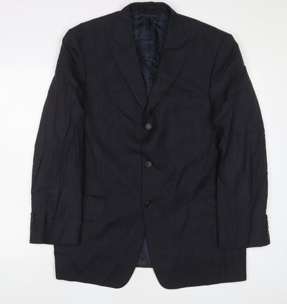 Mens UK Size 42 Marks and Spencer Regular Blue Suit Jacket