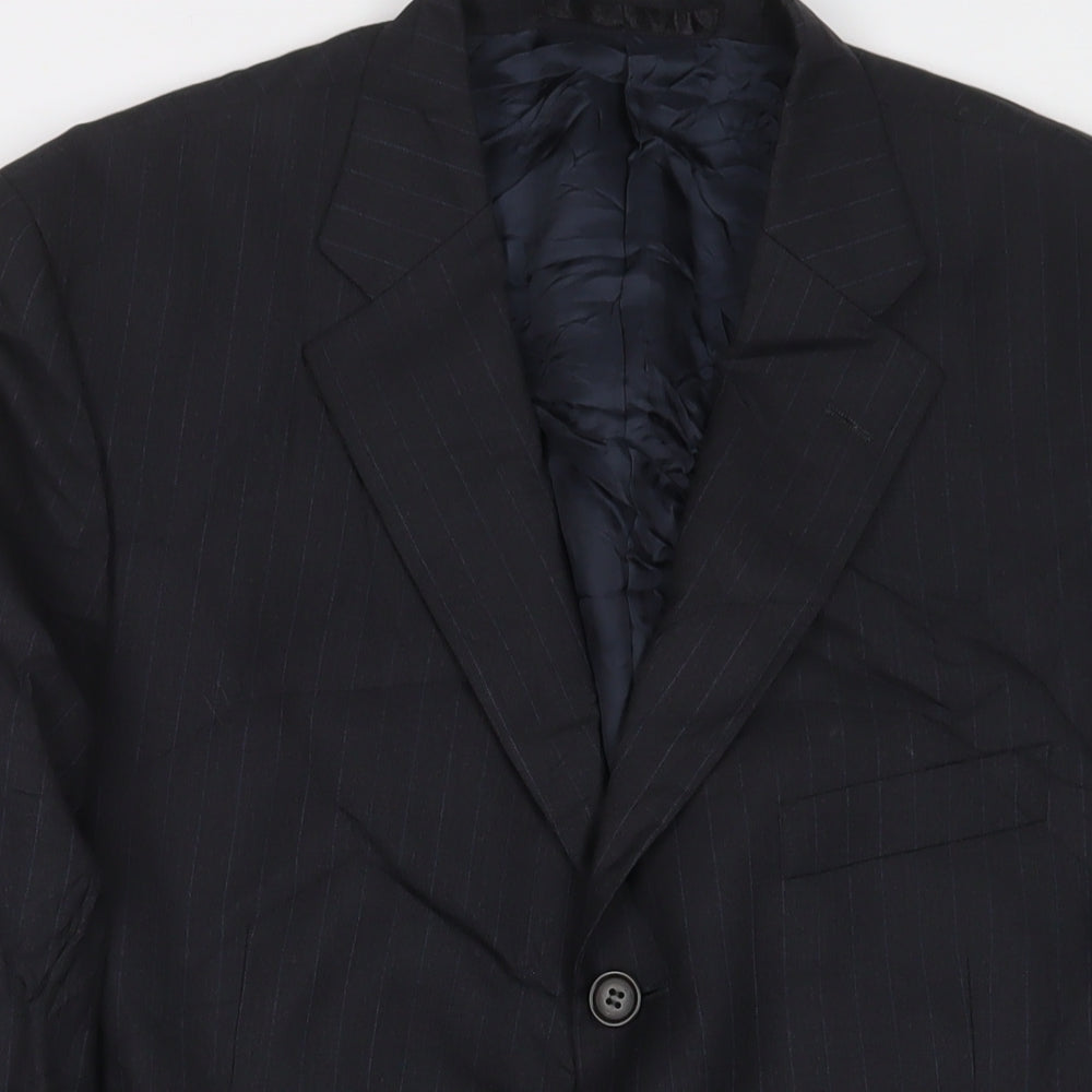 Mens UK Size 42 Marks and Spencer Regular Blue Suit Jacket