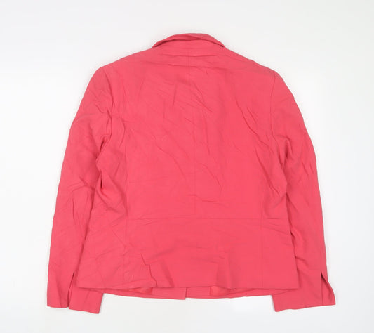 Womens UK Size 14 Marks and Spencer Pink Jacket