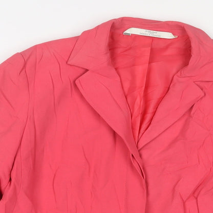Womens UK Size 14 Marks and Spencer Pink Jacket