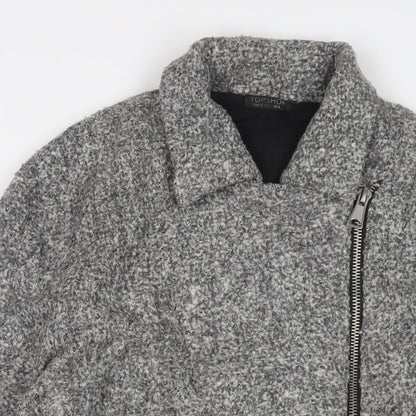 Womens UK Size 8 Topshop Grey Jacket