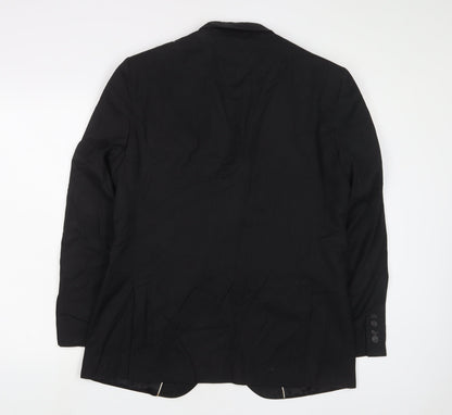 Mens UK Size 40 French Connection Regular Black Suit Jacket