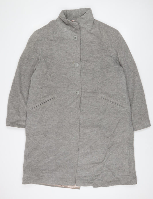 Womens UK Size 12 NEXT Grey Overcoat
