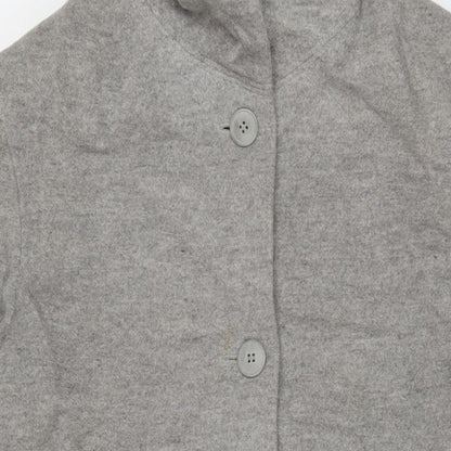 Womens UK Size 12 NEXT Grey Overcoat