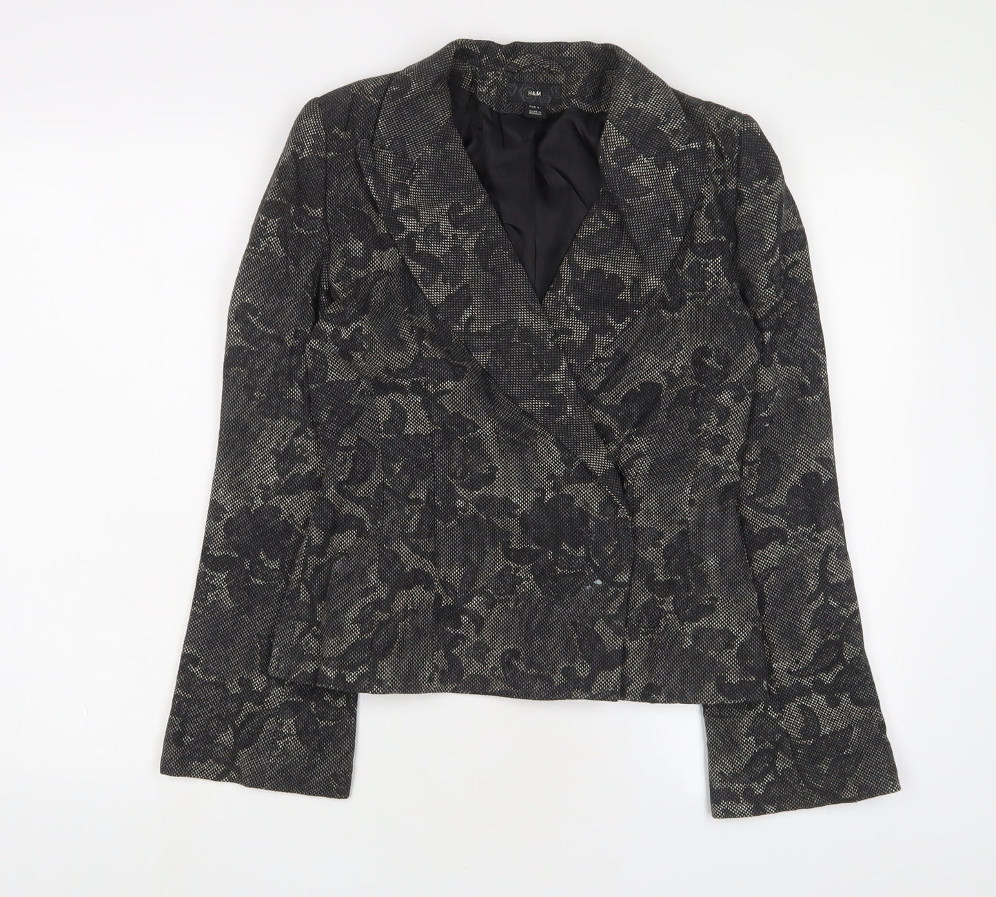 Womens UK Size 6 H&M Grey Jacket