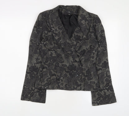 Womens UK Size 6 H&M Grey Jacket