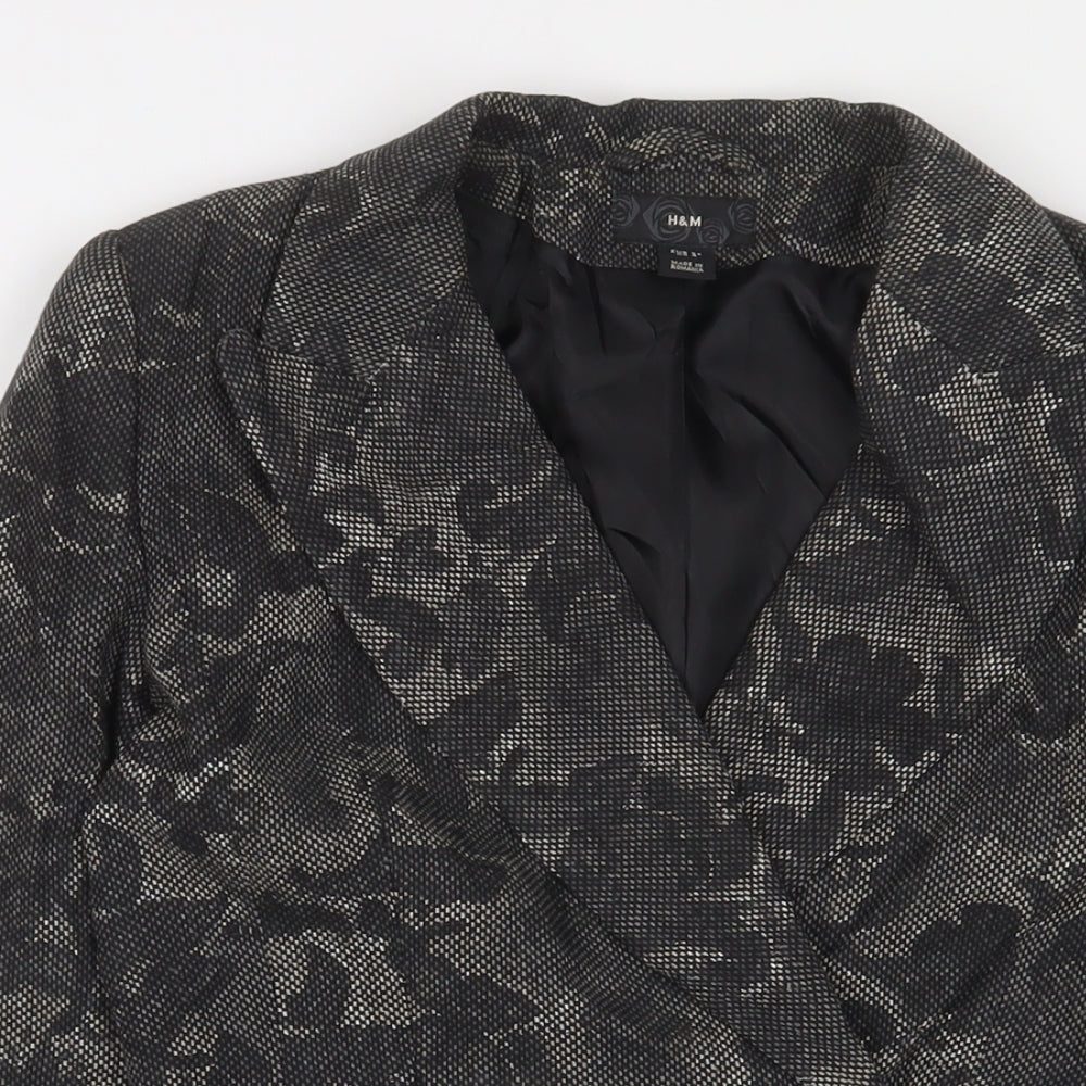 Womens UK Size 6 H&M Grey Jacket