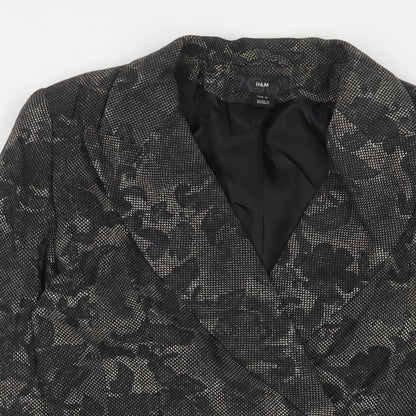 Womens UK Size 6 H&M Grey Jacket