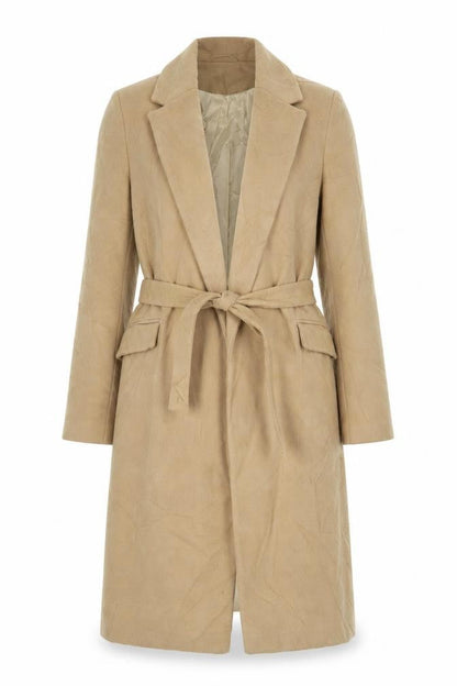 Womens UK Size 8 Topshop Brown Overcoat