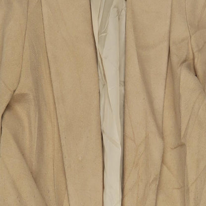 Womens UK Size 8 Topshop Brown Overcoat
