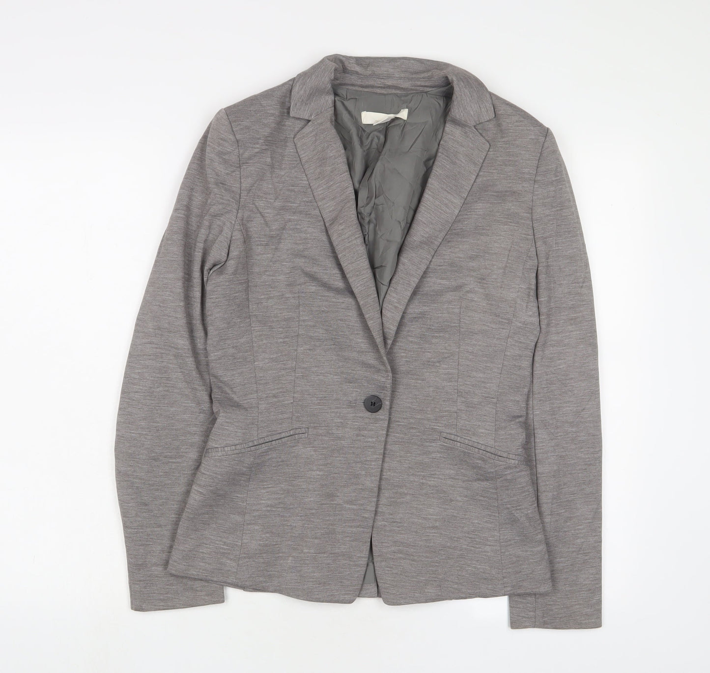 Womens UK Size 8 H&M Grey Jacket