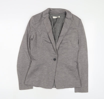 Womens UK Size 8 H&M Grey Jacket