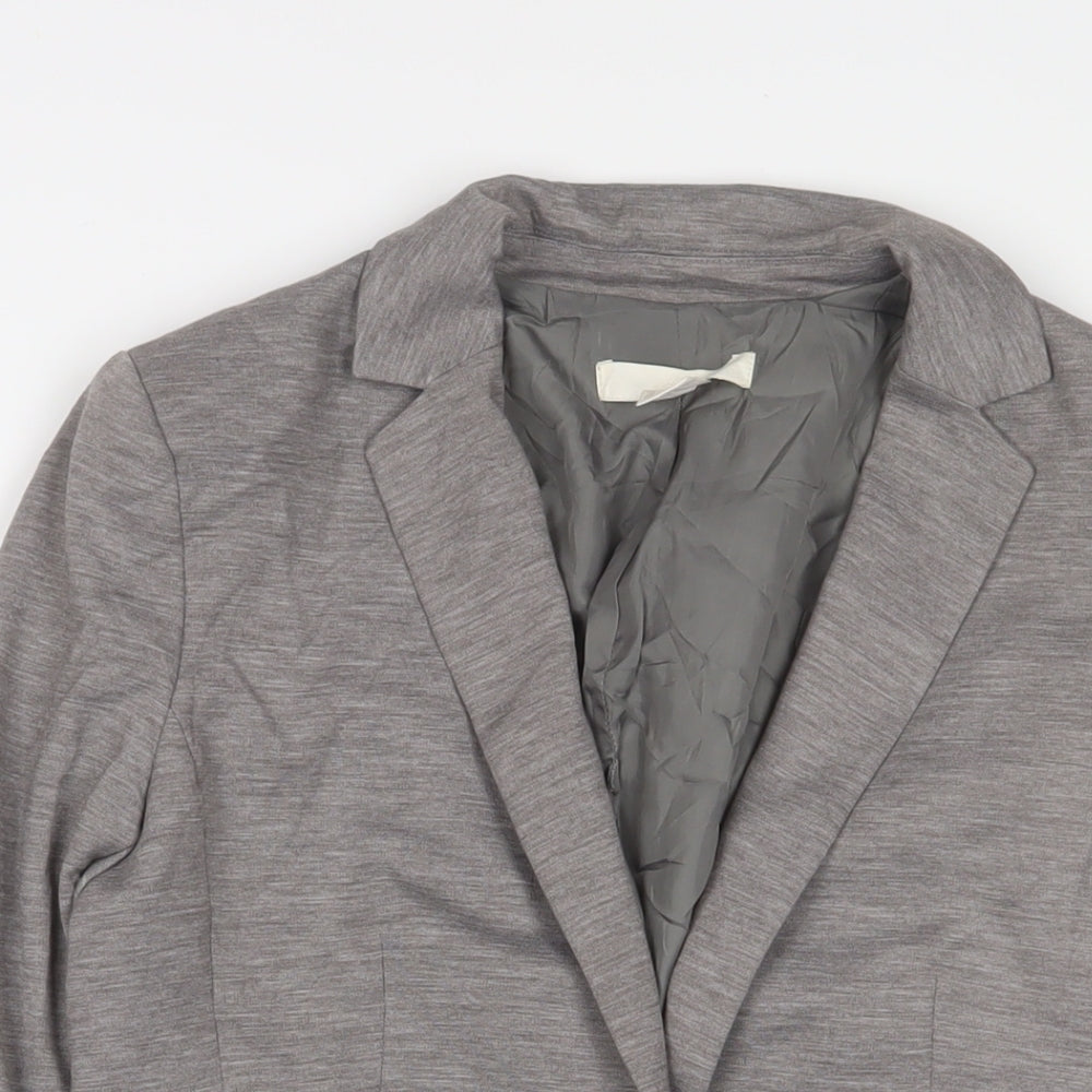 Womens UK Size 8 H&M Grey Jacket